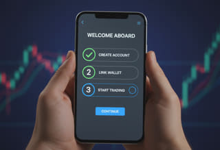 Masuk ke platform — atur akun trading pribadi Anda melalui Karang Hasiltama